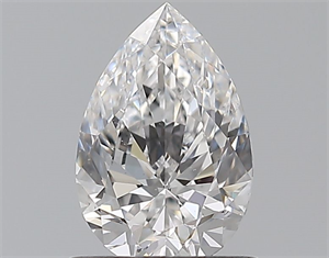 Picture of Natural Diamond 0.72 Carats, Pear with  Cut, D Color, VS2 Clarity and Certified by GIA