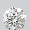 Natural Diamond 0.42 Carats, Round with Excellent Cut, I Color, VVS1 Clarity and Certified by GIA