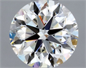 Natural Diamond 0.50 Carats, Round with Very Good Cut, J Color, VVS1 Clarity and Certified by GIA