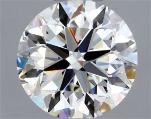 Picture of Natural Diamond 0.50 Carats, Round with Very Good Cut, J Color, VVS1 Clarity and Certified by GIA