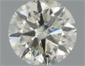 Natural Diamond 0.40 Carats, Round with Very Good Cut, I Color, SI2 Clarity and Certified by IGI