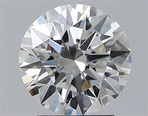 Picture of Natural Diamond 2.18 Carats, Round with Excellent Cut, F Color, VVS1 Clarity and Certified by GIA