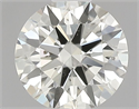 Natural Diamond 0.40 Carats, Round with Excellent Cut, J Color, SI1 Clarity and Certified by GIA