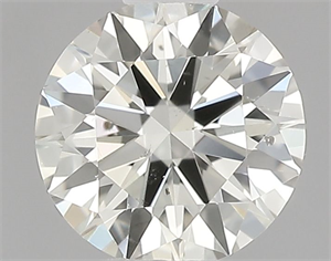 Picture of Natural Diamond 0.40 Carats, Round with Excellent Cut, J Color, SI1 Clarity and Certified by GIA