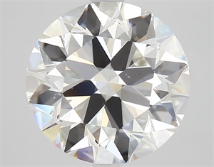 Picture of Natural Diamond 3.50 Carats, Round with Excellent Cut, H Color, VS2 Clarity and Certified by GIA