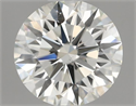 Natural Diamond 0.50 Carats, Round with Excellent Cut, K Color, VS2 Clarity and Certified by GIA