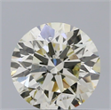 Natural Diamond 0.71 Carats, Round with Excellent Cut, K Color, SI2 Clarity and Certified by IGI