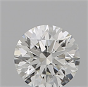 Natural Diamond 0.55 Carats, Round with Excellent Cut, J Color, VS2 Clarity and Certified by GIA