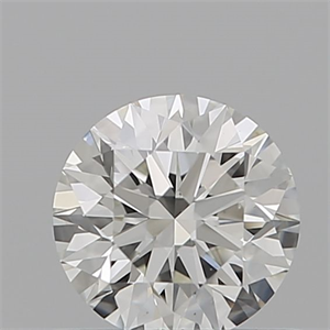 Picture of Natural Diamond 0.55 Carats, Round with Excellent Cut, J Color, VS2 Clarity and Certified by GIA