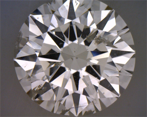 Picture of Natural Diamond 3.02 Carats, Round with Good Cut, I Color, I1 Clarity and Certified by GIA