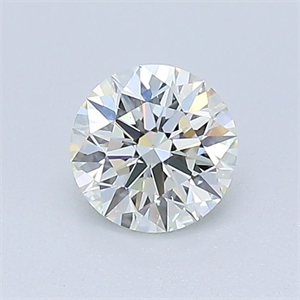 Picture of Natural Diamond 0.50 Carats, Round with Excellent Cut, K Color, VVS2 Clarity and Certified by GIA