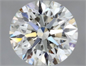 Natural Diamond 0.45 Carats, Round with Excellent Cut, J Color, VVS1 Clarity and Certified by GIA