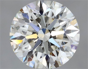 Picture of Natural Diamond 0.45 Carats, Round with Excellent Cut, J Color, VVS1 Clarity and Certified by GIA