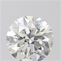 Natural Diamond 0.40 Carats, Round with Very Good Cut, I Color, VVS1 Clarity and Certified by GIA