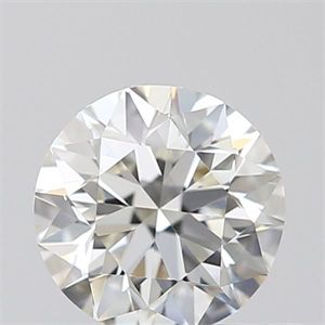 Picture of Natural Diamond 0.40 Carats, Round with Very Good Cut, I Color, VVS1 Clarity and Certified by GIA