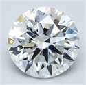 Natural Diamond 6.53 Carats, Round with Excellent Cut, E Color, SI1 Clarity and Certified by GIA