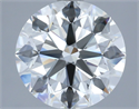 Natural Diamond 3.92 Carats, Round with Excellent Cut, H Color, VS1 Clarity and Certified by IGI