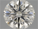 Natural Diamond 0.43 Carats, Round with Excellent Cut, H Color, VS1 Clarity and Certified by IGI