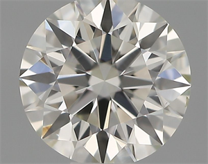 Picture of Natural Diamond 0.43 Carats, Round with Excellent Cut, H Color, VS1 Clarity and Certified by IGI