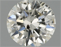 Natural Diamond 0.50 Carats, Round with Very Good Cut, I Color, I1 Clarity and Certified by IGI