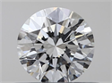 Natural Diamond 0.40 Carats, Round with Excellent Cut, H Color, VS1 Clarity and Certified by GIA