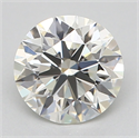 Natural Diamond 0.45 Carats, Round with Excellent Cut, J Color, IF Clarity and Certified by GIA