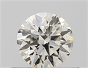 Natural Diamond 0.40 Carats, Round with Excellent Cut, J Color, SI1 Clarity and Certified by GIA