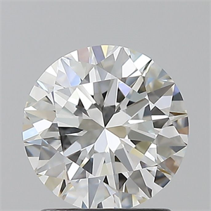 Picture of Natural Diamond 1.50 Carats, Round with Excellent Cut, G Color, IF Clarity and Certified by GIA