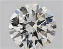 Natural Diamond 0.44 Carats, Round with Excellent Cut, H Color, VS2 Clarity and Certified by GIA