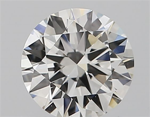 Picture of Natural Diamond 0.44 Carats, Round with Excellent Cut, H Color, VS2 Clarity and Certified by GIA