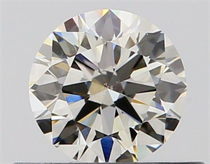 Picture of Natural Diamond 0.40 Carats, Round with Very Good Cut, I Color, VS2 Clarity and Certified by GIA