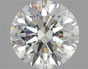 Picture of Natural Diamond 3.02 Carats, Round with Excellent Cut, I Color, VS2 Clarity and Certified by GIA