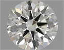 Natural Diamond 0.52 Carats, Round with Excellent Cut, K Color, VS1 Clarity and Certified by GIA