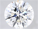 Natural Diamond 2.53 Carats, Round with Excellent Cut, H Color, SI2 Clarity and Certified by GIA