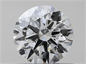 Natural Diamond 0.46 Carats, Round with Excellent Cut, I Color, VVS2 Clarity and Certified by GIA