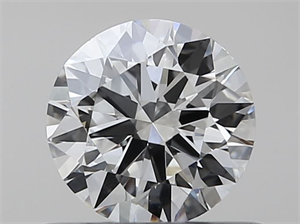 Picture of Natural Diamond 0.46 Carats, Round with Excellent Cut, I Color, VVS2 Clarity and Certified by GIA