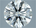 Natural Diamond 3.96 Carats, Round with Excellent Cut, J Color, VS1 Clarity and Certified by IGI