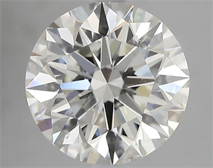 Picture of Natural Diamond 2.51 Carats, Round with Excellent Cut, J Color, SI2 Clarity and Certified by GIA