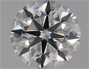 Natural Diamond 1.70 Carats, Round with Excellent Cut, E Color, VVS1 Clarity and Certified by GIA