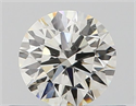 Natural Diamond 0.40 Carats, Round with Excellent Cut, J Color, SI1 Clarity and Certified by GIA