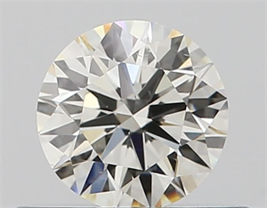 Picture of Natural Diamond 0.40 Carats, Round with Excellent Cut, J Color, SI1 Clarity and Certified by GIA