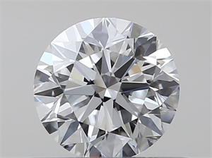 Picture of Natural Diamond 0.40 Carats, Round with Very Good Cut, F Color, VVS2 Clarity and Certified by GIA