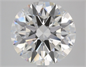 Natural Diamond 5.87 Carats, Round with Excellent Cut, G Color, VVS2 Clarity and Certified by GIA