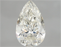 Natural Diamond 1.68 Carats, Pear with  Cut, I Color, SI1 Clarity and Certified by IGI