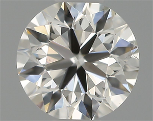 Picture of Natural Diamond 0.40 Carats, Round with Excellent Cut, H Color, VS2 Clarity and Certified by IGI