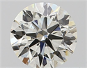 Natural Diamond 0.50 Carats, Round with Excellent Cut, J Color, VS1 Clarity and Certified by GIA