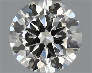 Picture of Natural Diamond 0.40 Carats, Round with Very Good Cut, H Color, VVS2 Clarity and Certified by IGI