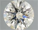 Natural Diamond 0.40 Carats, Round with Excellent Cut, I Color, VS1 Clarity and Certified by IGI