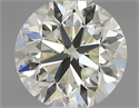 Natural Diamond 0.40 Carats, Round with Very Good Cut, J Color, VVS2 Clarity and Certified by IGI