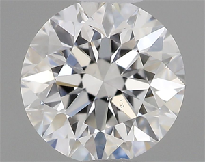 Picture of Natural Diamond 0.40 Carats, Round with Very Good Cut, F Color, SI1 Clarity and Certified by GIA